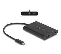DeLOCK Adattatore USB Type-C™ a 2 x HDMI 4K 60 Hz con grafica DisplayLink®
