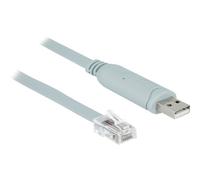 Delock Adapter USB2.0/A St> Seriell RS232 RJ45 Adattatore 63911