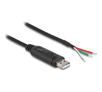 Delock Adapterkabel USB 2.0 Typ-A zu seriell RS-485 Adattatore 63509