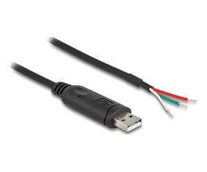 Delock Adapterkabel USB 2.0 Typ-A zu seriell RS-485 Adattatore 63509
