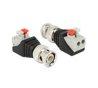 DeLOCK Morsettiera adattatore pulsante a connettore BNC