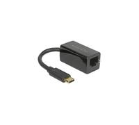 Delock Adaptor USB C 3.1 1 (Male) RJ-45 Gigabit LAN (Black)