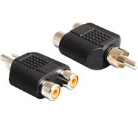 Delock Adattatore 2 prese cinch 1 spina cinch NEW