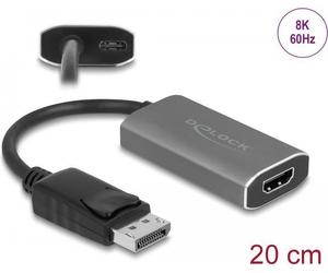 Delock Adattatore attivo da DisplayPort 1.4 a HDMI 8K con funzione HDR NEW