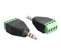 Delock Adattatore Audio 3.5 mm Maschio a Terminal Block 4 pin