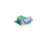 Delock Adattatore DB9 pin Femmina Terminal Block 10 pin