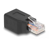 DeLOCK Adattatore di rete RJ45/RJ48/RJ50 Maschio a Femmina 10P/10C Pin out 1:1 Nero Marca