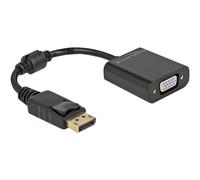 Delock Adattatore DisplayPort 1.2 maschio a VGA femmina nero 0,15 m 61006