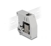 DELOCK 86959 - Adattatore per guida DIN con modulo Keystone RJ45 femmina Cat.6A