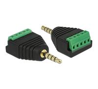 DeLOCK Adattatore jack da 3,5 mm a blocco terminale 5 pin