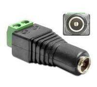 Delock Adattatore jack DC 55 x 25 mm Morsettiera a 2 pin NEW
