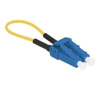 Delock Adattatore loopback fibra ottica LC / UPC monomodale blu 0,06 m 86924