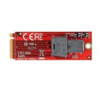 Delock Adattatore M.2 Key M > SFF-8643 NVMe, Nero, Rosso, 62721