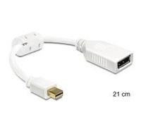 Delock Adattatore mini DisplayPort 12 maschio DisplayPort femmina 4K bianco