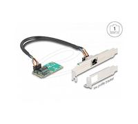 Tarjeta di Rete DeLock 95268 Mini PCI Express Gigabit Ethernet RJ45 Low Profile