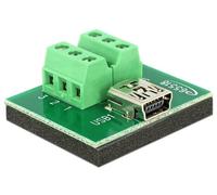 Delock Adattatore Mini USB Femmina Terminal Block 6 pin