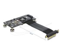 Adattatore PCIe 3.0 x4 a M.2 Key M Delock RGB con ventola