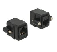 Delock Adattatore RJ45 F/RJ45 F da Pannello Cat.6 UTP