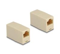 DELOCK Adattatore RJ45 Femmina a RJ45 Femmina UTP Beige Marca