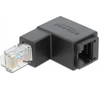Delock Adattatore RJ45 maschio angolato verso il basso RJ45 femmina Cat6 UTP NEW
