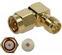 Delock Adattatore SMA maschio a RP-SMA femmina 90° 10 GHz NEW