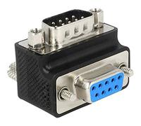 DELOCK 65593 - Adattatore da connettore Sub-D a 9 pin a presa inclinata di 90°