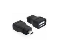 DeLOCK 65277 adattatore per inversione del genere dei cavi mini USB USB 2.0-A Nero