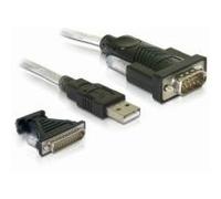 Delock Adattatore USB 20 Tipo-A 1 x adattatore seriale RS-232 DB9 DB25 NEW