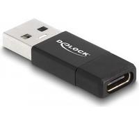 DeLOCK Adattatore USB 3.2 Gen 2 da USB Tipo-A maschio a USB Type-C femmina attivo nero (Delock - USB-C adapter - USB Type A ti) NEW