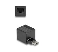 DeLock Adattatore USB Type-C 66462 per Gigabit Ethernet RJ45 mini Nero