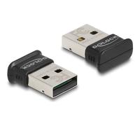 Delock Adattatore USB Bluetooth 5.0 Classe 1 in micro-design Raggio 61024