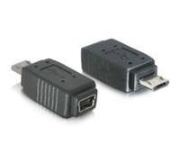 DELOCK ADAPTOR USB MICRO-B PLUG TO MINI USB 5PIN JACK