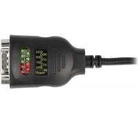 Delock Adattatore USB Tipo A a seriale DB9 con tester RS-232 a 9 LED NEW