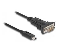 Delock Adattatore USB Type-C per 1 x seriale RS-232 D-Sub 9 pin 64125