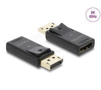 Delock Aktiver DisplayPort 1.4 zu HDMI Adapter 8K con HDR Funktion 61084