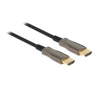 Delock 84038 câble HDMI 20 m HDMI Type A (Standard) Noir, Argent