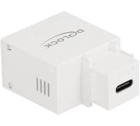 DELOCK 87792 - Modulo Keystone presa di ricarica USB tipo C™ 2,1 A, bianc