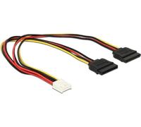 DeLOCK - Alimentatore - Mini connettore di alimentazione a 4 pin (R) per alimentazione SATA (R) - 30 cm NEW