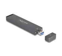 DeLOCK Alloggiamento esterno per M.2 NVME PCIe SSD o SATA SSD con USB 10 Gbps Tipo-A maschio