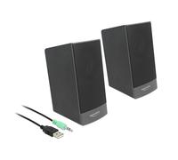 DeLOCK - Altoparlante stereo USB 2.0 con jack da 3,5 mm e alimentazione USB