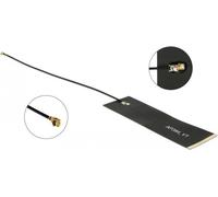 Delock Antenna LoRa 863 - 928 MHz I spina MHF 1,68 dBi 15 cm 1,13 FPC montaggio adesivo nero NEW