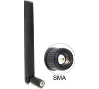 Delock Antenna LoRa 868 MHz SMA plug 3 dBi omnidirezionale con giunto inclinabile nero NEW