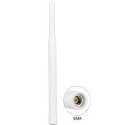 Delock Antenna LTE spina SMA 0,3 - 2,9 dBi omnidirezionale fissa bianca NEW