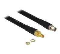 DELOCK 13012 - Cavo antenna HF, connettore RP-SMA > presa RP-SMA, 0,4 m