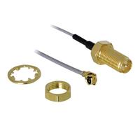 DELOCK 88379 - HF antenna cable RP-SMA female, MHF® I male, 35 cm