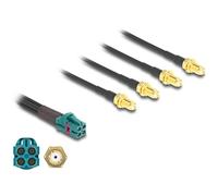 Delock Antennenkabel Mini Fakra Z Steckverbinder m zu SMA Cavo 90127