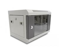 DELOCK 43416 - Armadio di rete da 10'' con anta in vetro 4U grigio