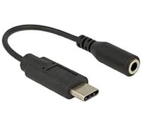 Delock Audio Adaptor USB Type C Male to Female 14 cm