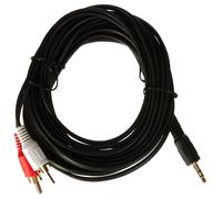 `DELOCK Audiokabel 3,5mm stereo -> 2x Cinch St/St 5` ACC NUOVO