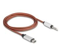 Delock AUX Kabel USB Type-C Stecker zu Klinkenstecker Cavo 81288